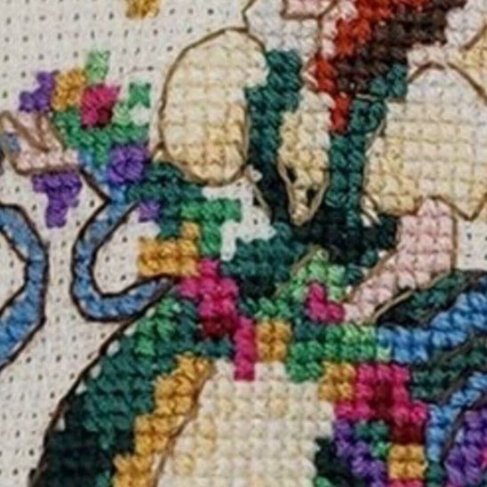 Set of 6 Mystical Angels completed cross stitch - Picture 13 of 15